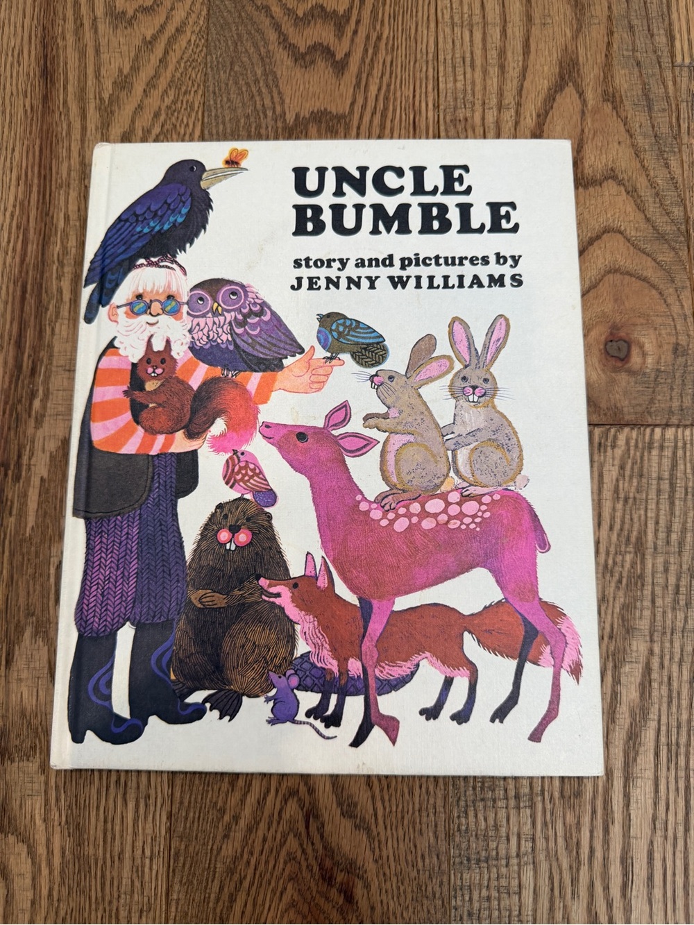Vintage 1970 Uncle Bumble Hardcover Book Jenny Williams First Edition